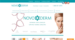 Desktop Screenshot of novoderm.ca